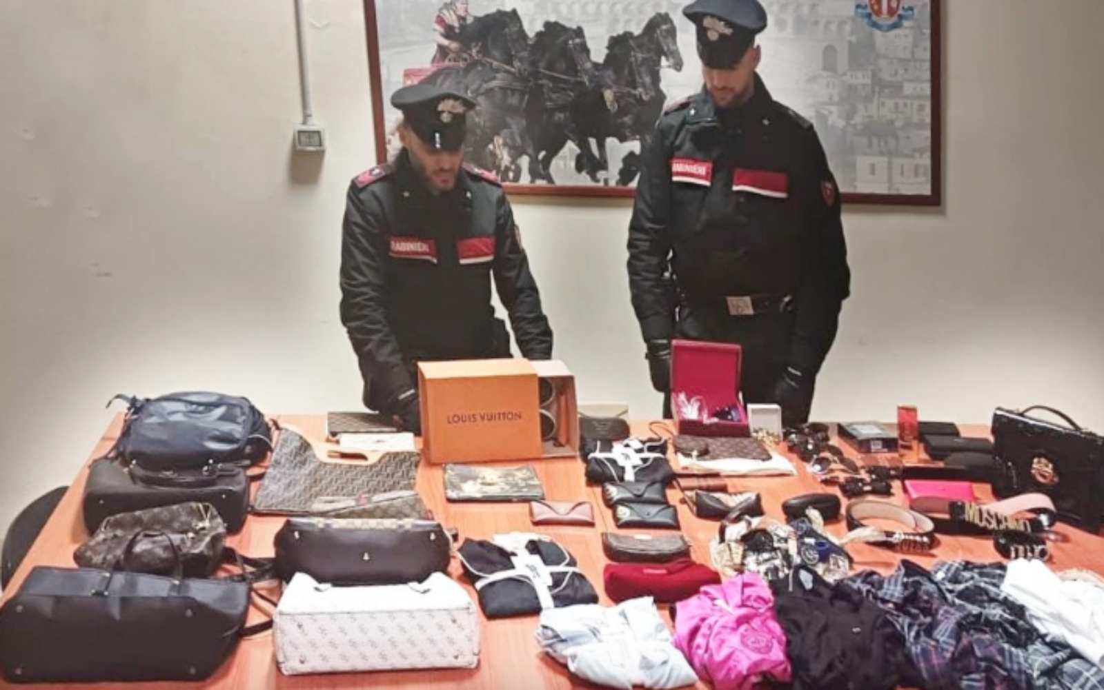 Carabinieri in azione a Palestrina