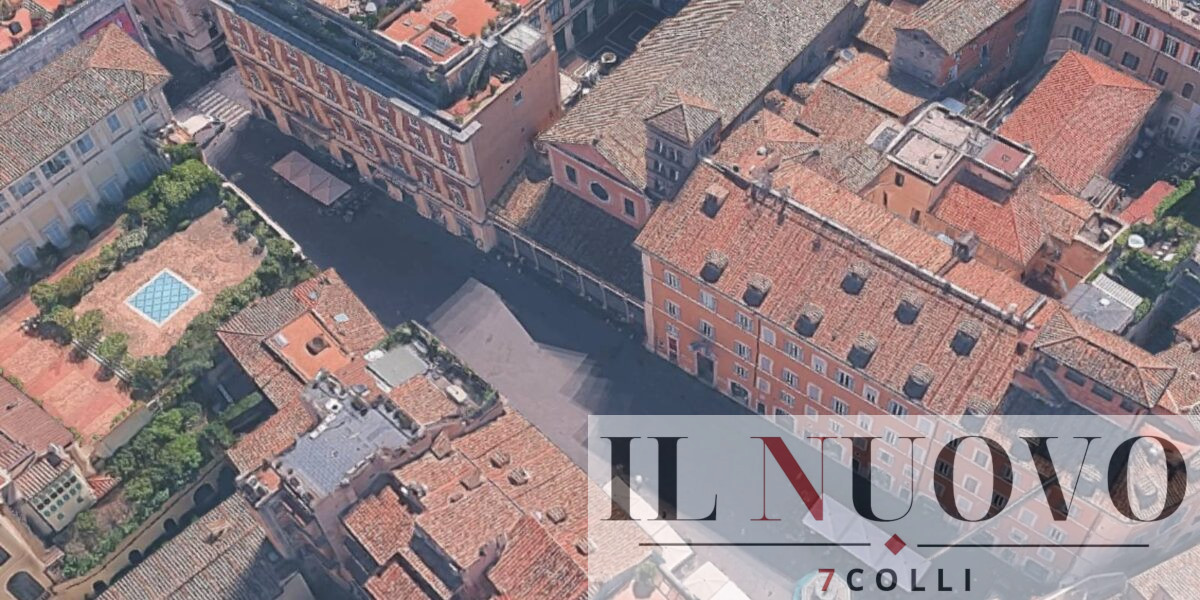 ROma, piazza San Lorenzo in Licina, foto Google Maps