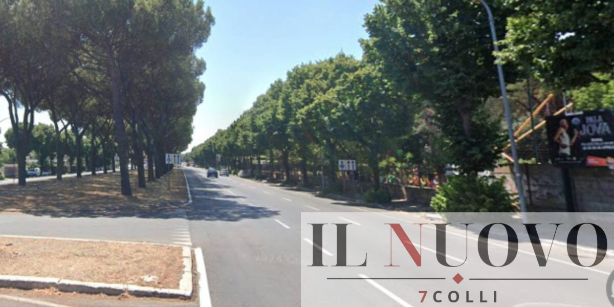 Roma, viale Palmiro Togliatti, foto Google Maps