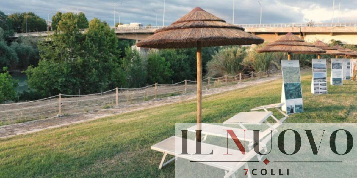 Roma Tiberis, la spiaggia che diverrà parco d'affaccio sul Tevere, foto comune di Roma