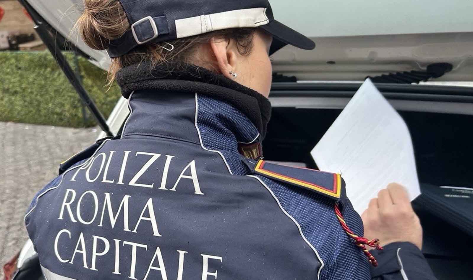 Roma, Polizia Locale in azione