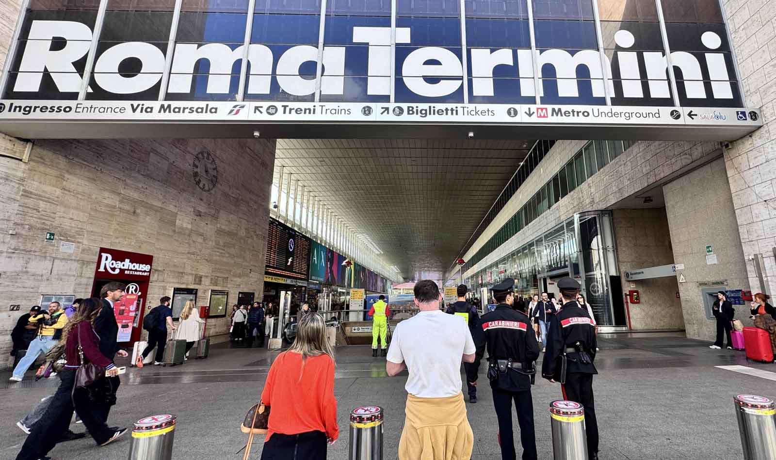 Roma, controlli a Termini