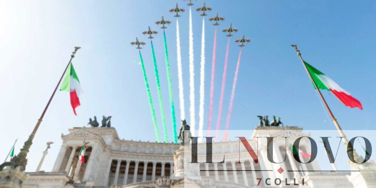 Frecce Tricolori su Roma