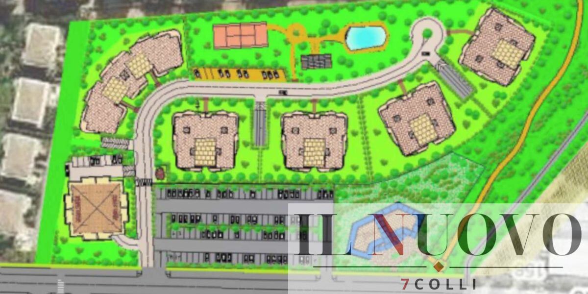 Roma, rendering del progetto di via Corviale denominato 'Villa Agnese', foto Comune di Roma