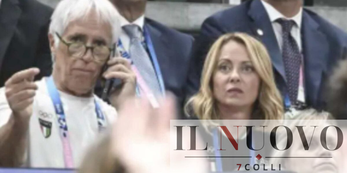 Roma, Malagò e la premier Giorgia Meloni