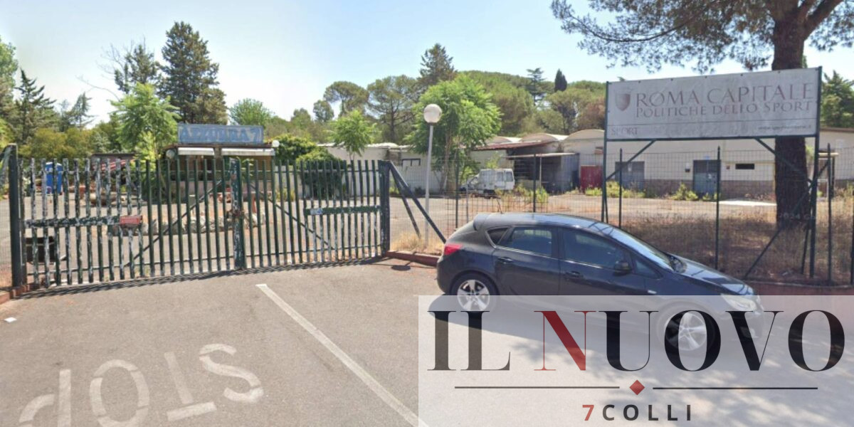 Roma, l'ingresso della ex piscina Azzurra di via Manduria n. 21, foto Google Maps