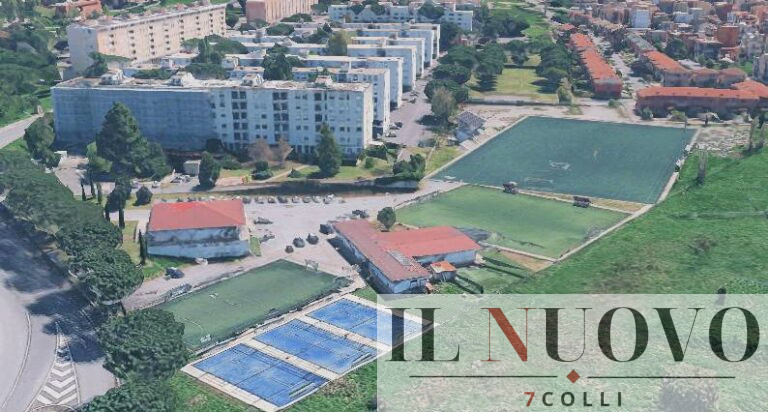 Roma, il Centro Sportivo pubblico di Tor Bella Monaca, foto Google Maps