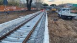 Roma, nuova tranvia Togliatti: avviata la posa dei binari