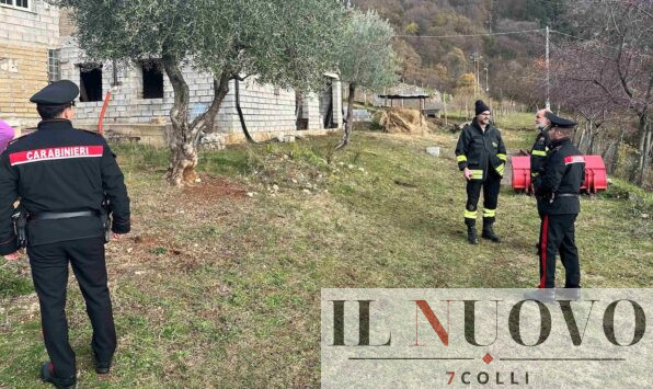 SUBIACO - L'intervento dei Carabinieri