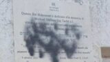 Sfregio alla sinagoga di Monteverde: scritte sui muri e targa imbrattata: “Gesto infame che ferisce Roma”