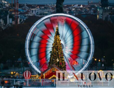 albero di Natale della Praça do Comércio - Lisbona