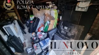 Roma, scoperti due depositi illegali di rifiuti pericolosi: sequestrate oltre 2 tonnellate di batterie al piombo 