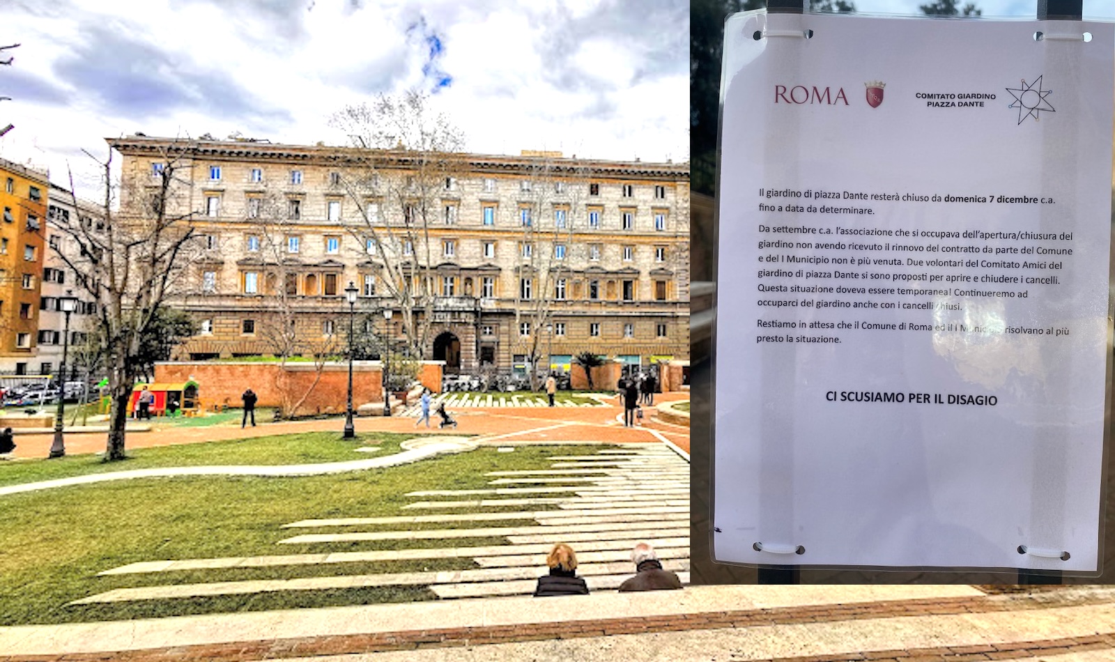 giardini piazza Dante