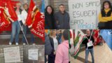 Pomezia, protesta dei lavoratori Coop ai Sedici Pini: “Non siamo esuberi, siamo famiglie” (FOTO E VIDEO)