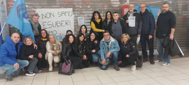 protesta lavoratori Coop
