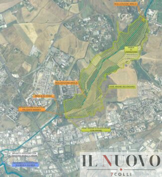 Roma, il rendering del progetto della mega diga in zona Est, località Pratolungo