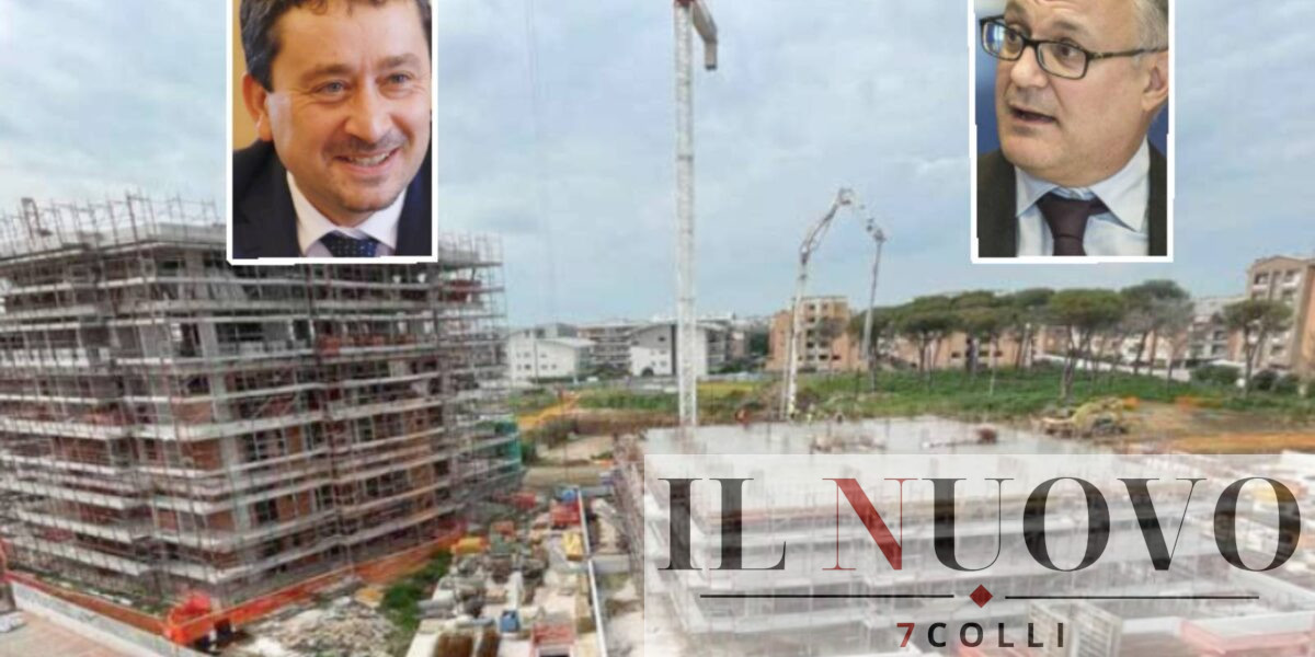 Roma, Torresina, sullo sfondo, in primo piano il sindaco Guatieri e l'assessore all'Urbanistica Veloccia
