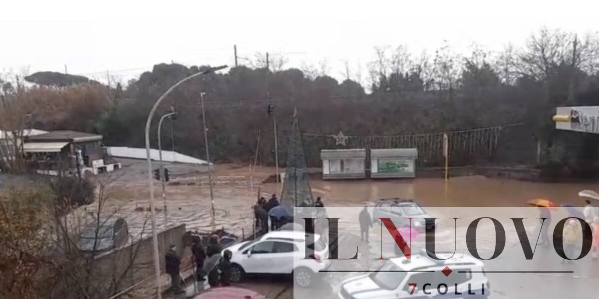 Roma, allagamenti nel IX Municipio