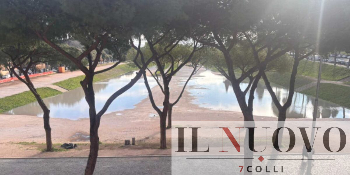 Roma, Circo Massimo allagato