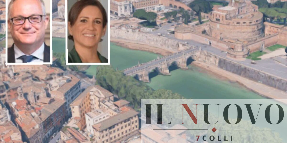 Roma, il centro storico di piazza Coronari e dintorni, foto Google Maps, in primo piano il sindaco Gualtieri e l'assess