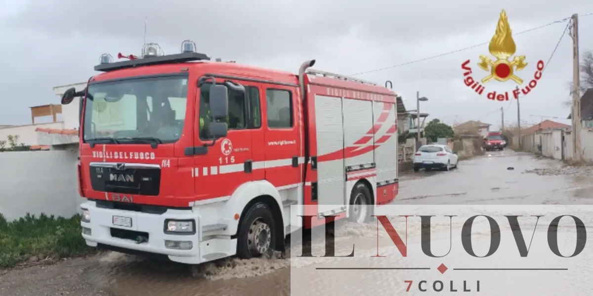 Fiumicino, vigili in azione