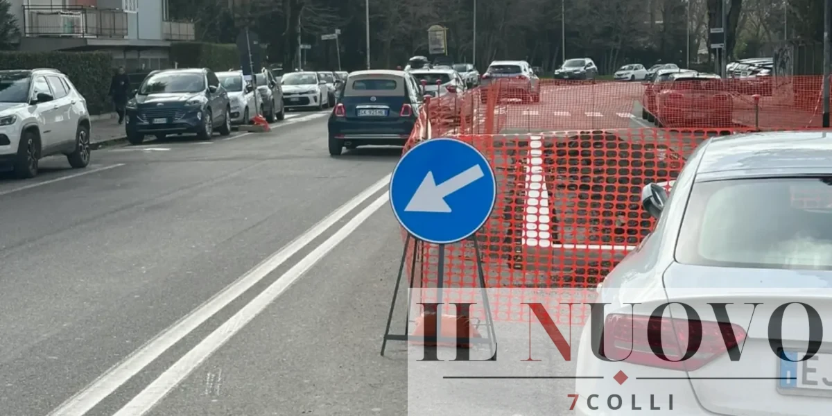 Roma, viale della Tecnica ristretta, foto Ripartiamo dall'Eur