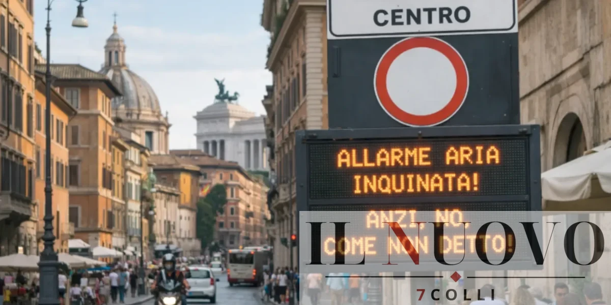 Roma, foto generata con AI