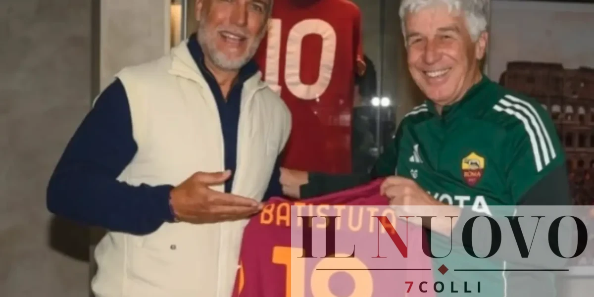 Batistuta con ilc della as Roma, foto Instagram Batistuta