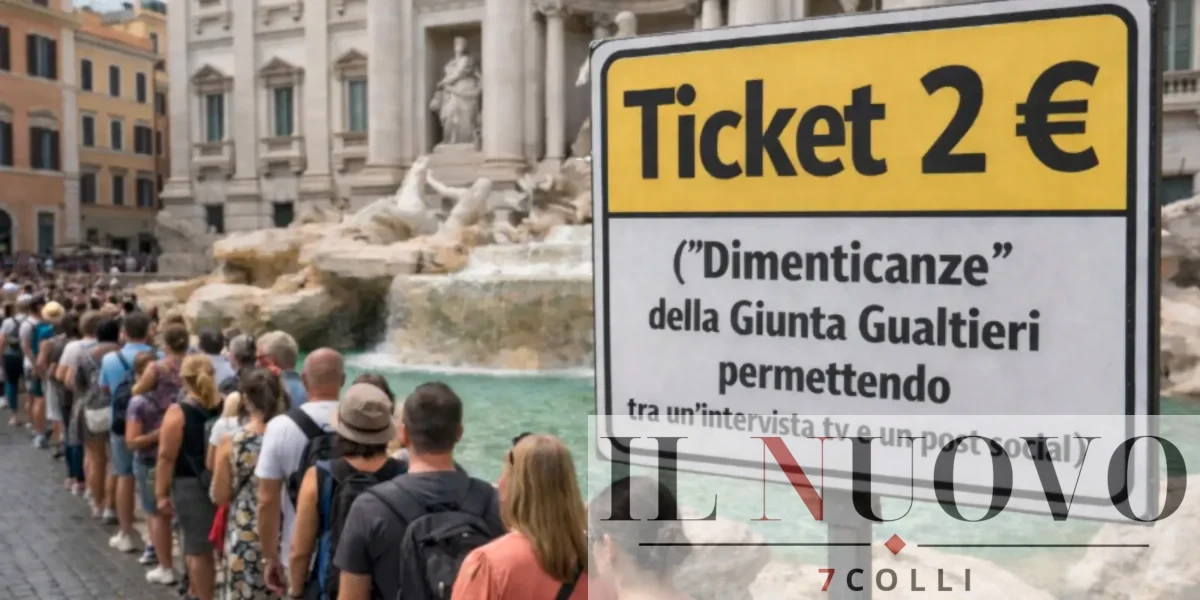 Roma, Fontana di Trevi, foto generica generata con AI