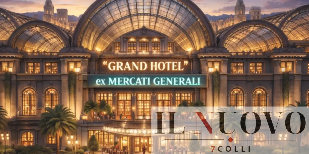 Roma, foto non rappresentativa della ristrutturazione degli ex Mercati generali, ma solo indicativa delle doglianze riportate nel comunicato stampa di WWF, foto generata con ausilio di AI