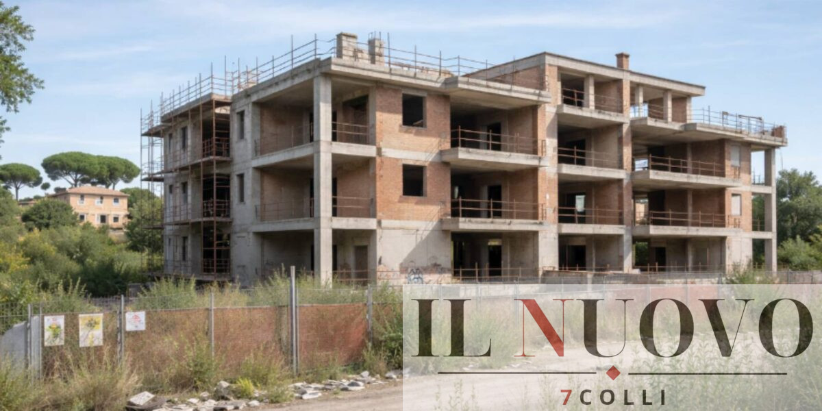 Roma, una casa abbandonata nei pressi di via Boccea