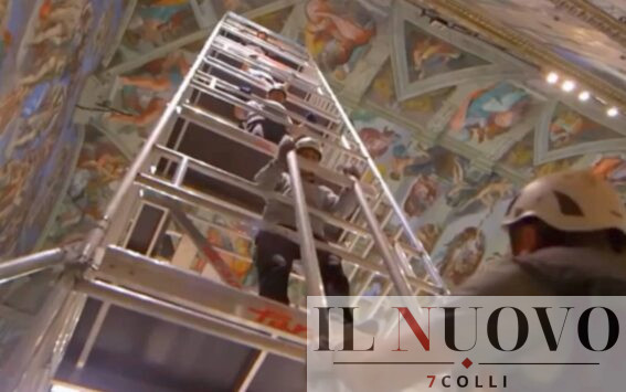 Roma, Sistina, lavori in corso
