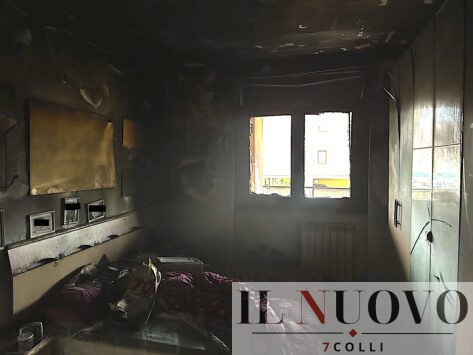 incendio appartamento Pomezia