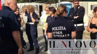Pontina, fuga al posto di blocco nel campo nomadi di Castel Romano: agente ferito dopo l’inseguimento