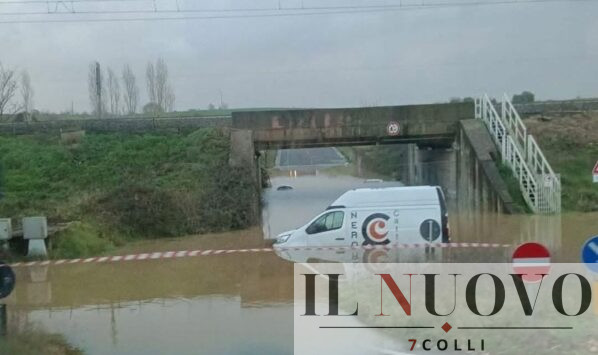 sottopasso allagato Bracciano