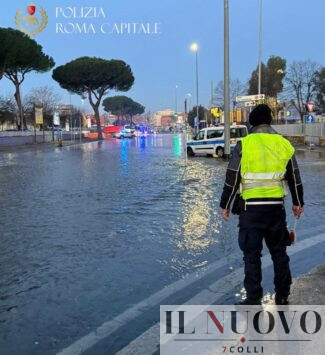 via Prenestina allagata