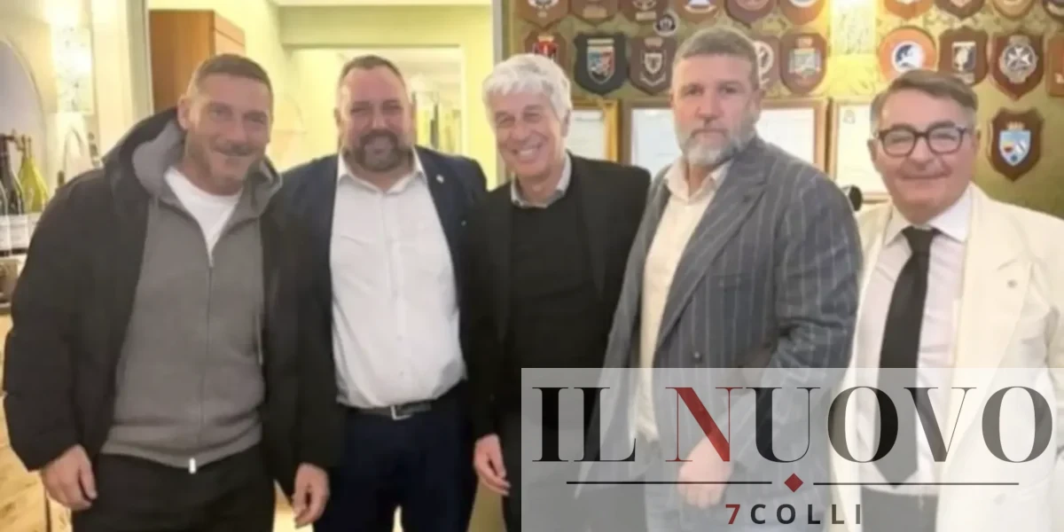 La cena di Totti, foto Instagram