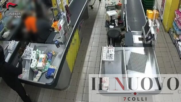Rapina supermercato