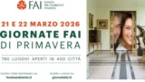 Giornate FAI di Primavera 2026 a Roma e nel Lazio: i luoghi nascosti da visitare il 21 e 22 marzo