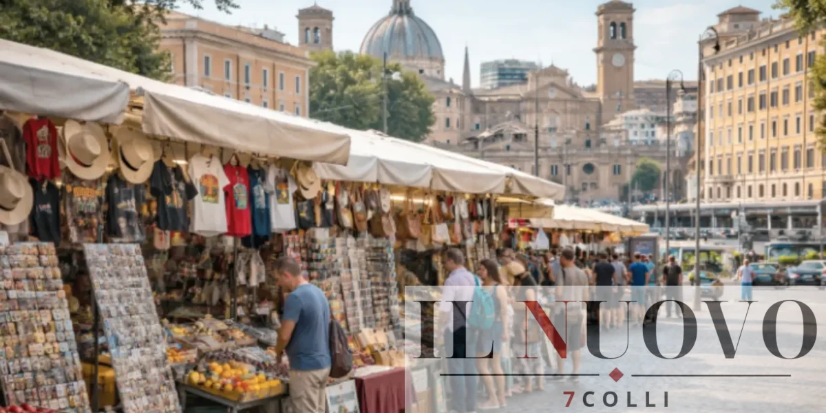 Roma, Castro Pretorio, foto generata con AI generica