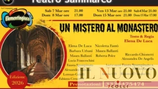 “Un mistero al monastero” torna al Teatro Sammarco di Roma: tutte le date di marzo