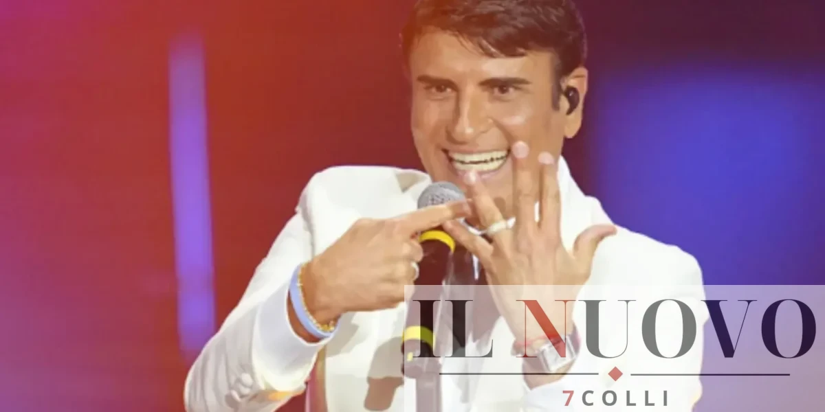 Sal Da Vinci, a Sanremo 2026, screnshot Rai