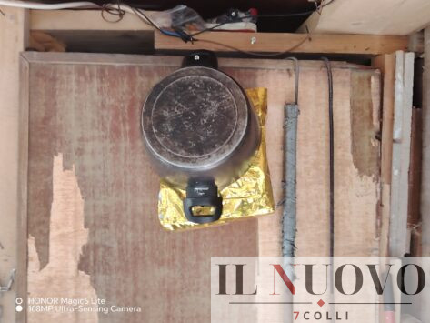 accampamento abusivo zona Marconi