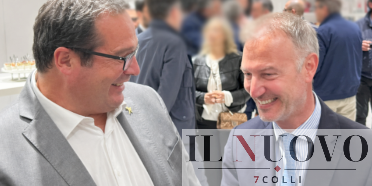 Ciaccirelli, sulla destra, con il coordinatore regionale del Lazio Claudio Durigon