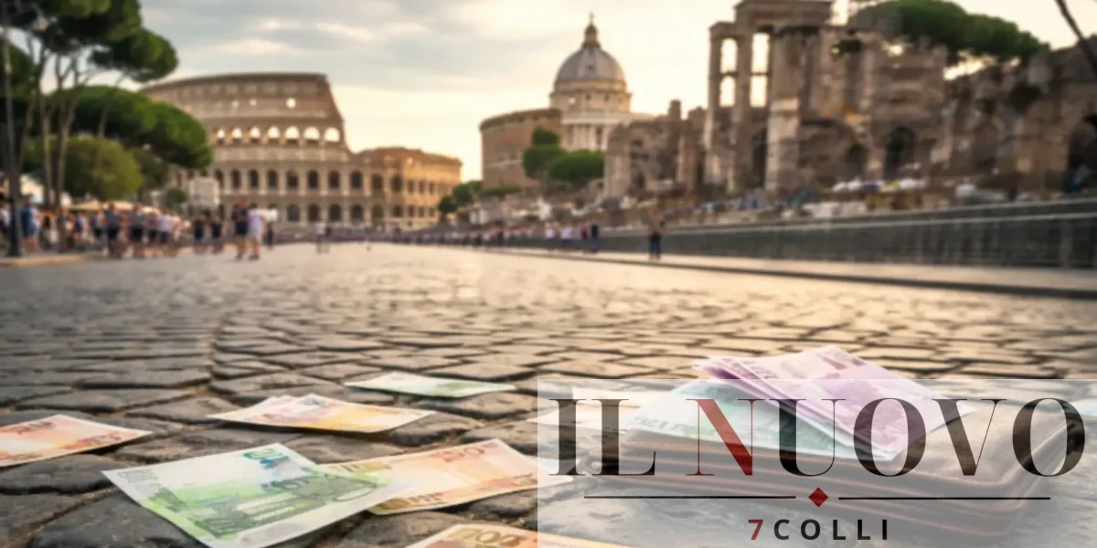 Fori Imperiali, foto generata con IA