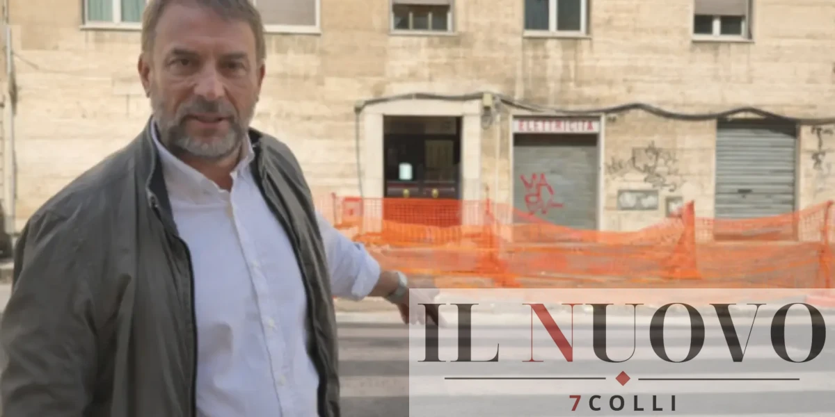 Daniele Giannini sulla ciclabile di via Reni, foto Instagram