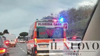 Pontina, incidente tra tir e furgone: strada chiusa, oltre 7 chilometri di code verso Roma