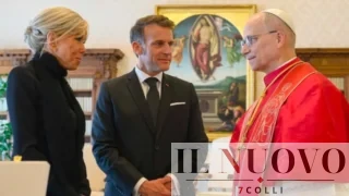 Macron a Roma con Brigitte incontra Papa Leone, pranzo con Parolin e nessun faccia a faccia con Meloni