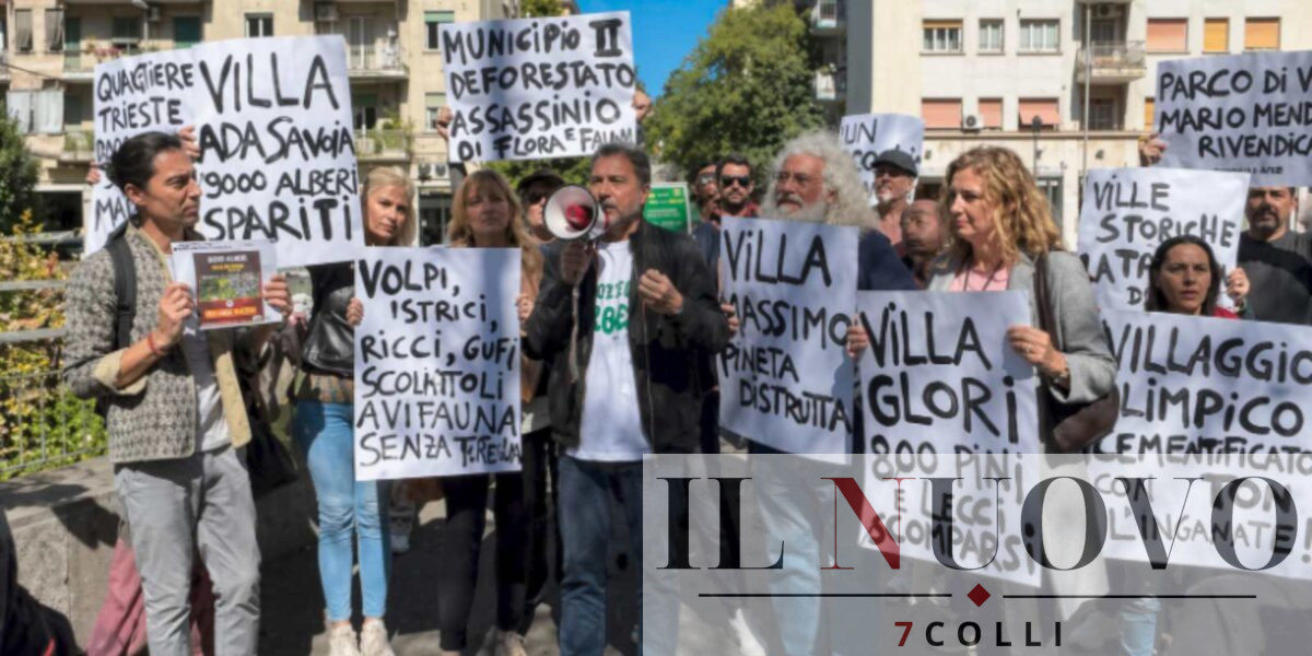 Roma, la manifestazione pro Alberi