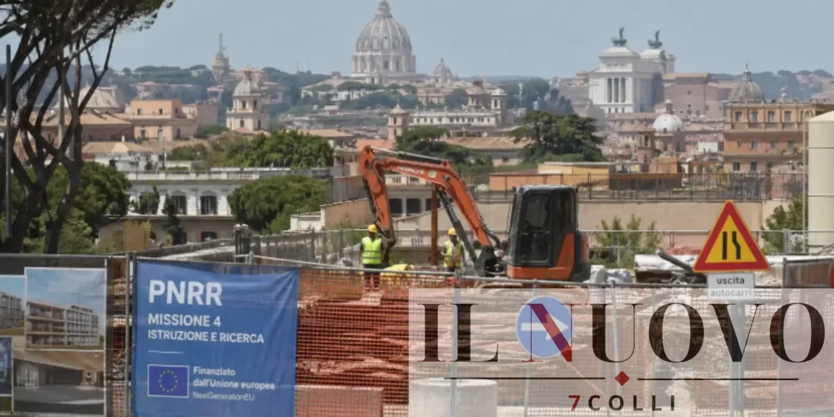 Roma, progetti PNRR, foto generata con IA